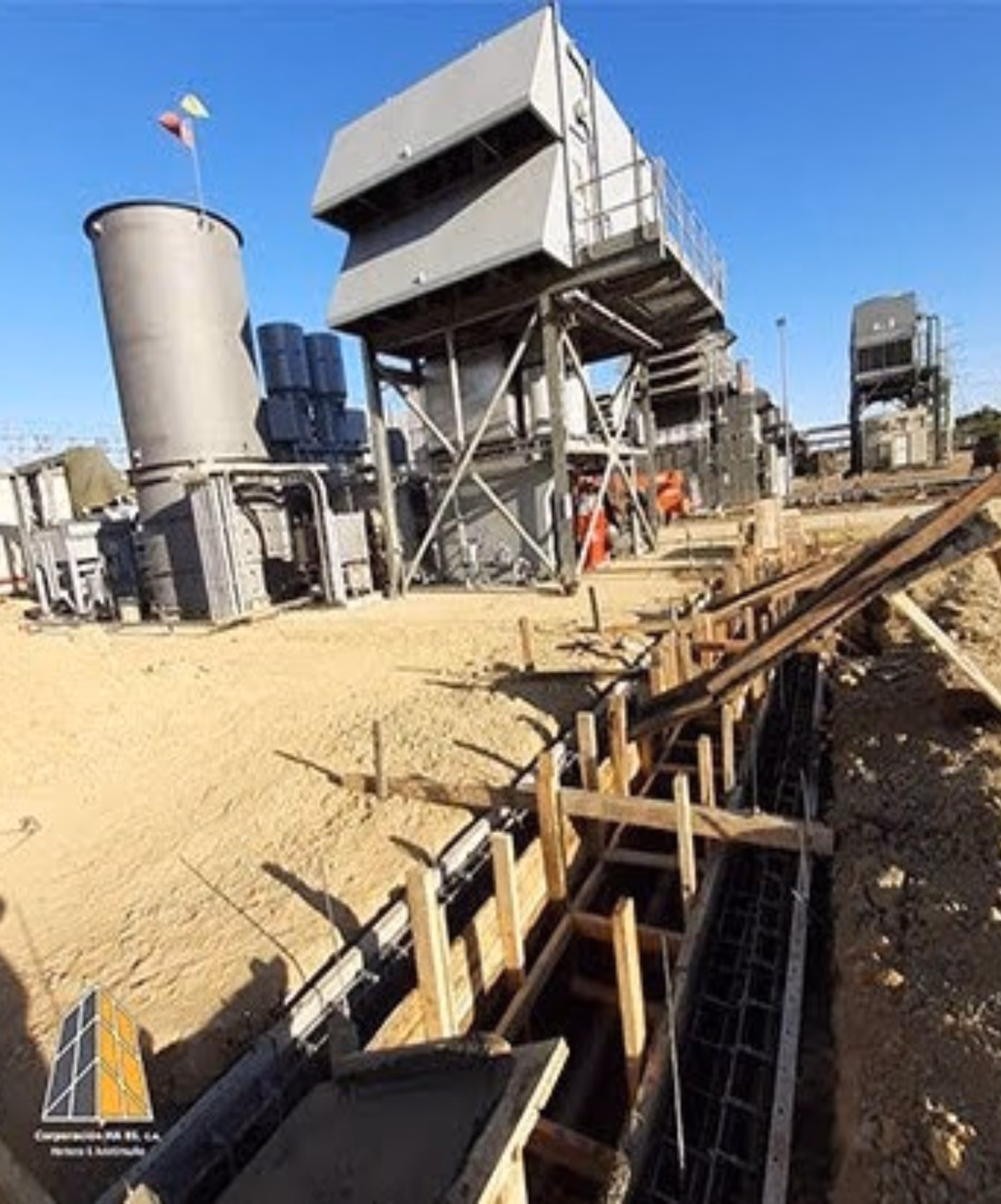 Construcción de termogeneradores — infraestructura industrial, Valles del Tuy